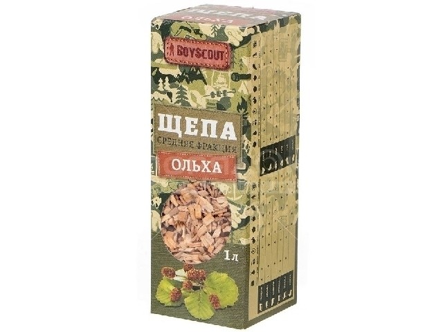 Щепа для копчения Ольха1 л  BOYSCOUТ 61043/25